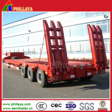 Transporte Heavy Transformers 3 Axles Lowbed Trailer